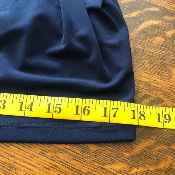 NEW Charter Club Blue Faux Wrap Dress Size S NWT Career - Picture 14 of 16